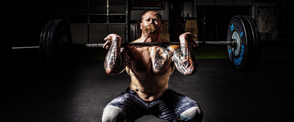 Mannelijke bodybuilder