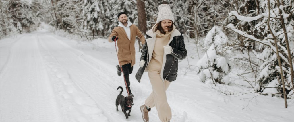 Rennen in de winter